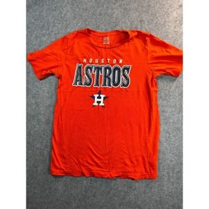 Houston Astros Girls XL Orange MLB Genuine Merchandise T Shirt